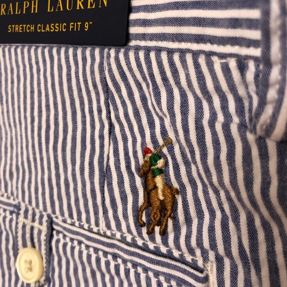 Seersucker Polo Ralph Lauren Men’s Shorts - Picture 4 of 11